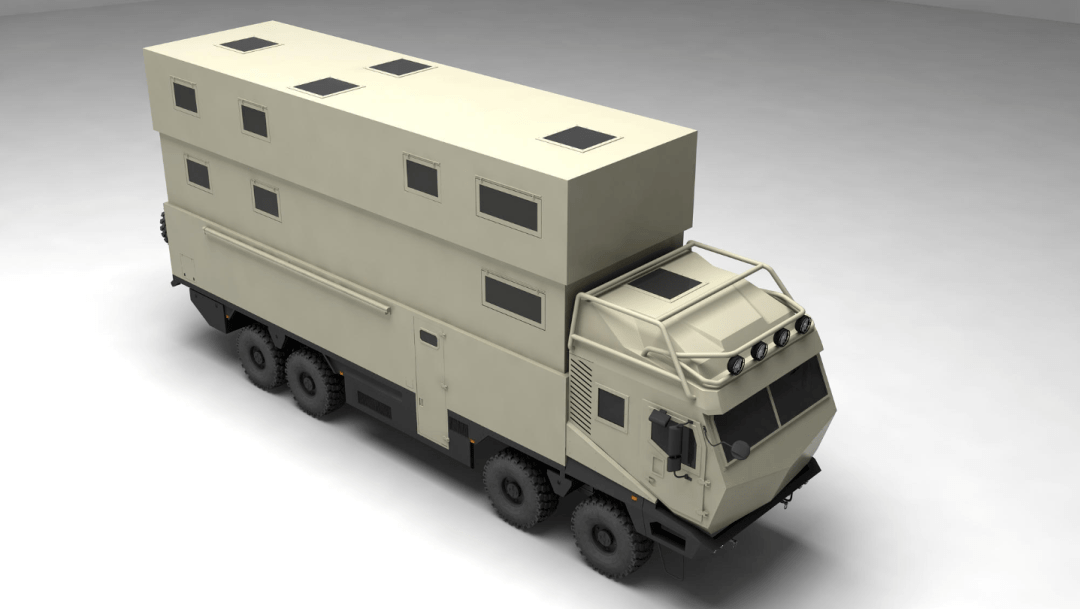 堪比"移动堡垒" 太脱拉8×8底盘 跃层大空间 尽在希欧德房车_搜狐汽车