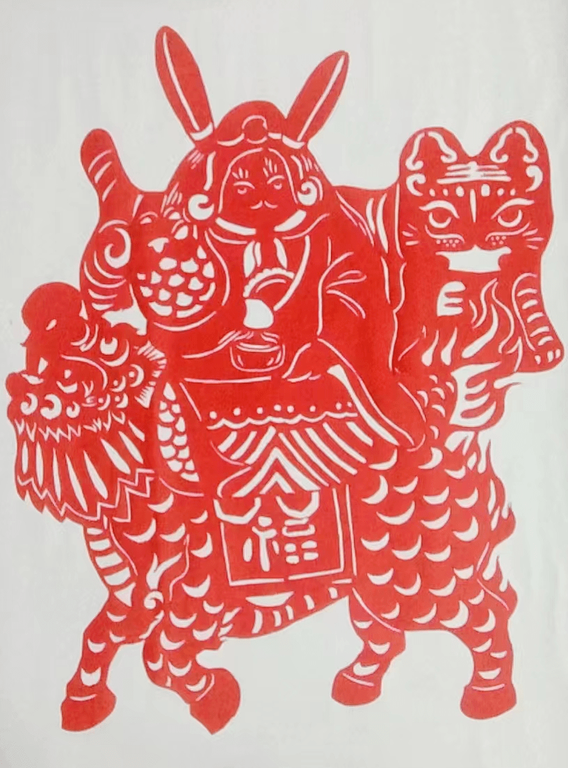 "生态黄河口 喜迎癸卯兔"2023玉兔贺岁剪纸作品赏析_山东省_福建省
