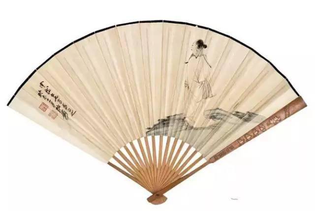 张大千扇面160幅，清爽_山水_人物_经典