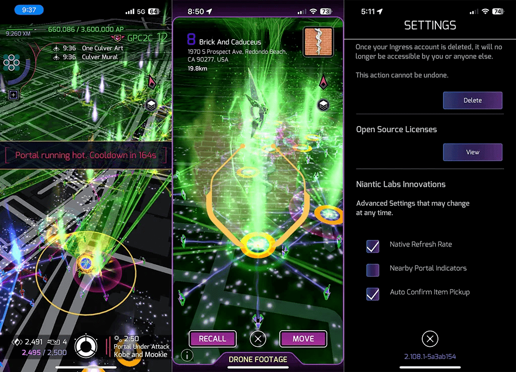 Ingress 2.108.1 即将发布，终于有正经的新功能了！_Portal_Niantic_Link