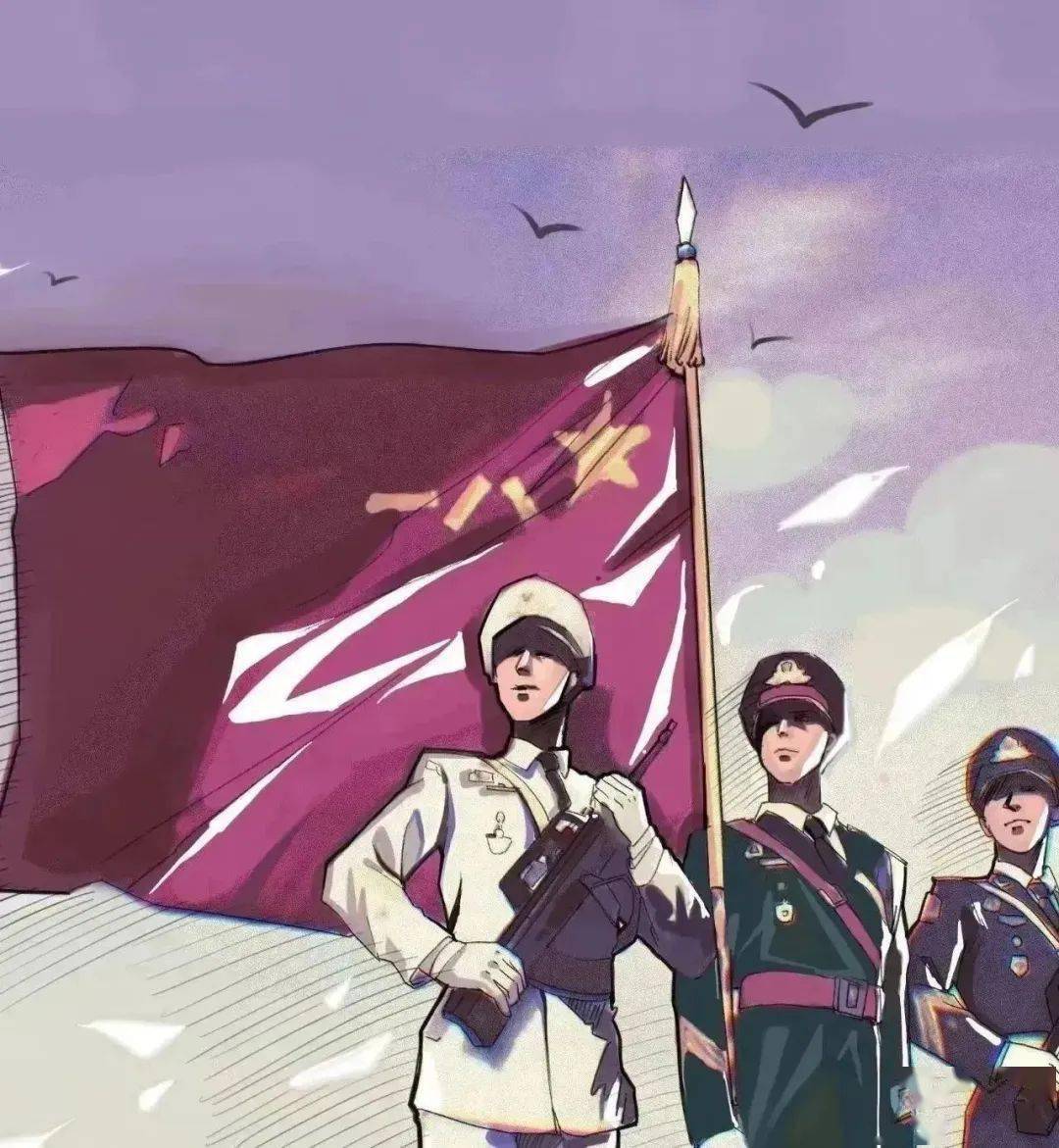 青春热血踏军旅,铿锵誓言铸军魂.披坚执锐戍国土,归来拾笔论英雄.