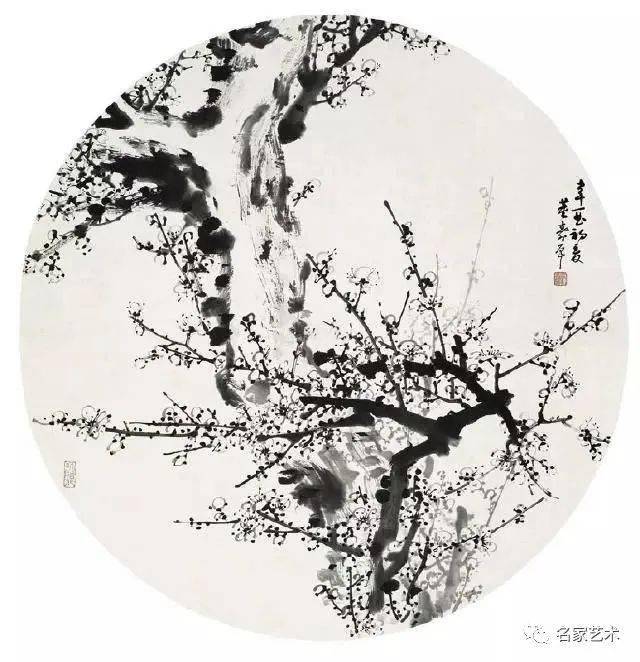 名品视界】董寿平先生梅花作品欣赏_搜狐网