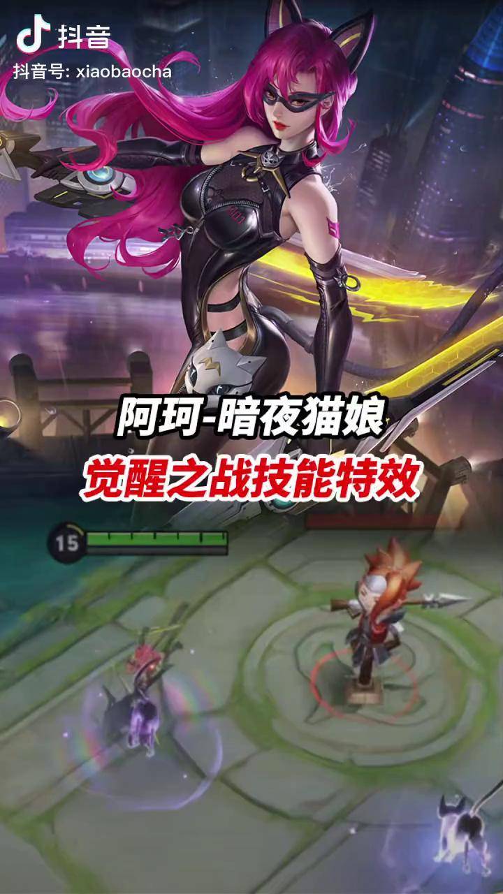 阿珂-暗夜猫娘 觉醒之战技能特效小宝茶