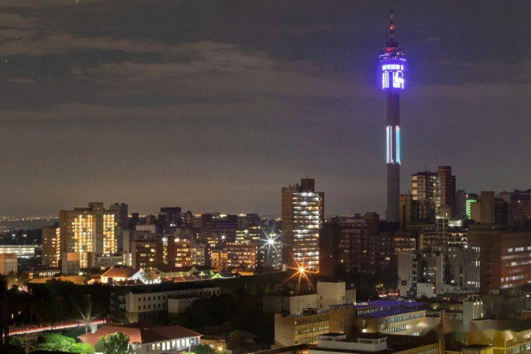 图集| 约翰内斯堡的城市夜景_南非_张誉_新华社