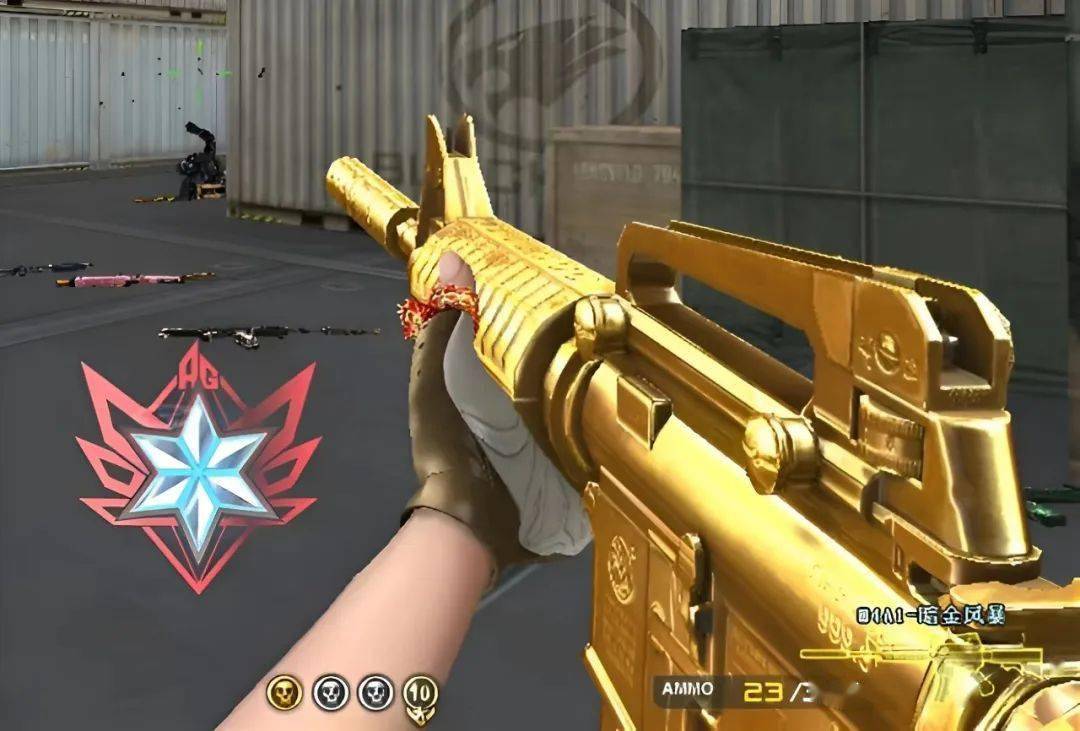 【活动攻略】掌火积分奖励再上新,经典m4a1-暗金风暴再现_的武器_抽奖