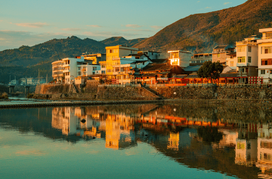 登上央视春晚的"碇步桥",原来在这个小镇!_仕阳镇_表演_大院