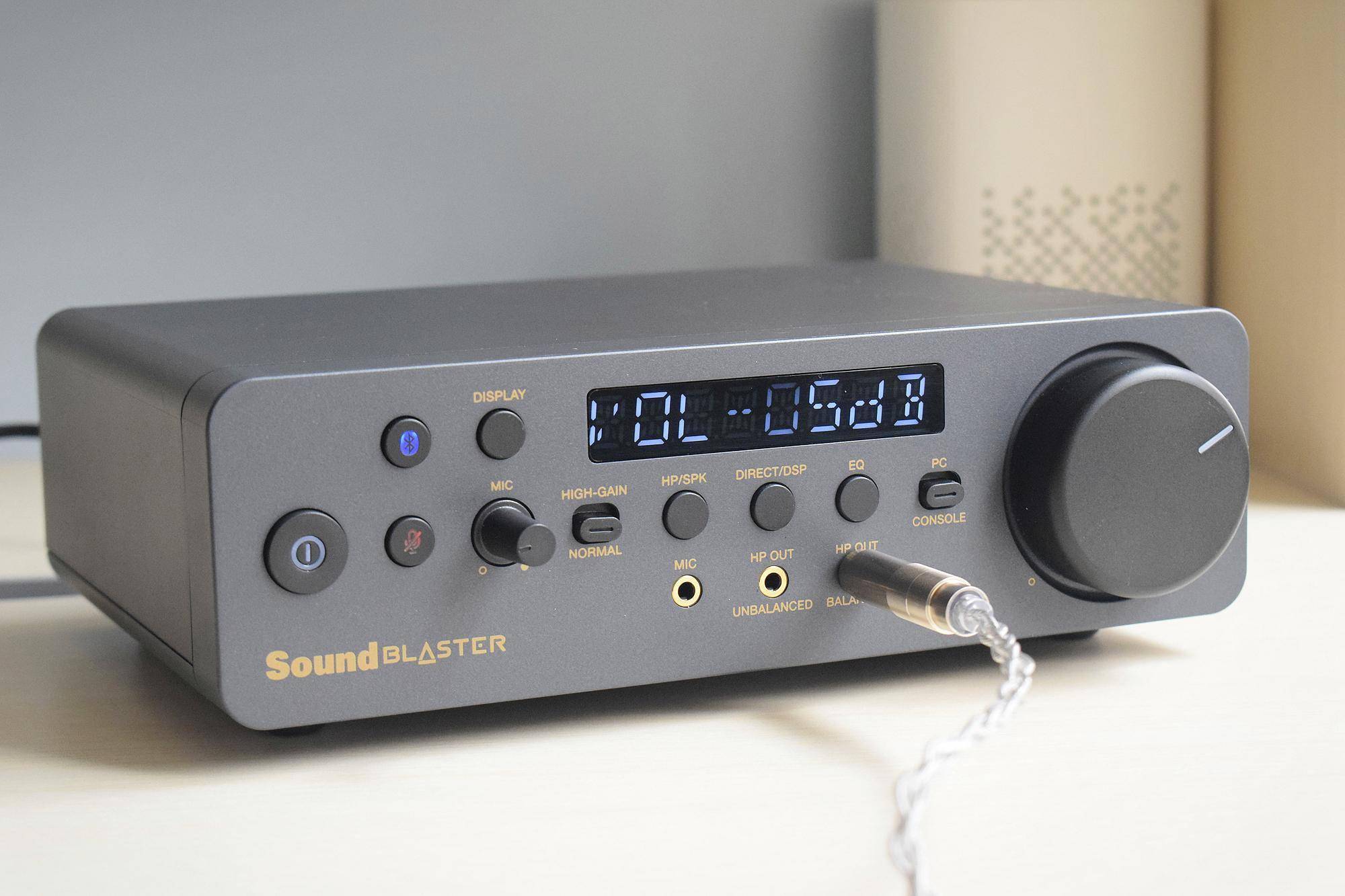 creative创新sound blaster x5外置声卡体验_机身_耳机_蓝牙