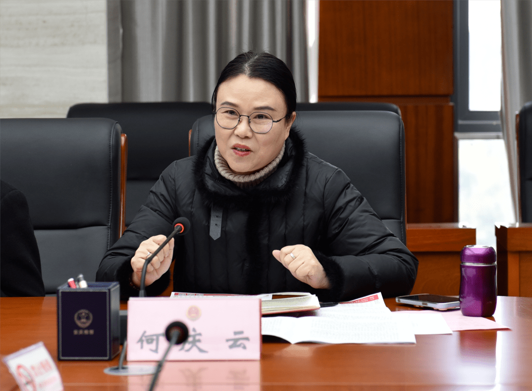 何庆云代表发言"11位代表共提出了26条建议,既有鼓励,支持又包括