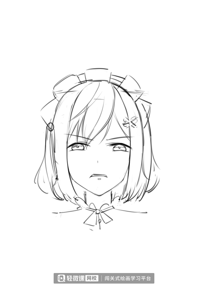 动漫人物各种表情画法!