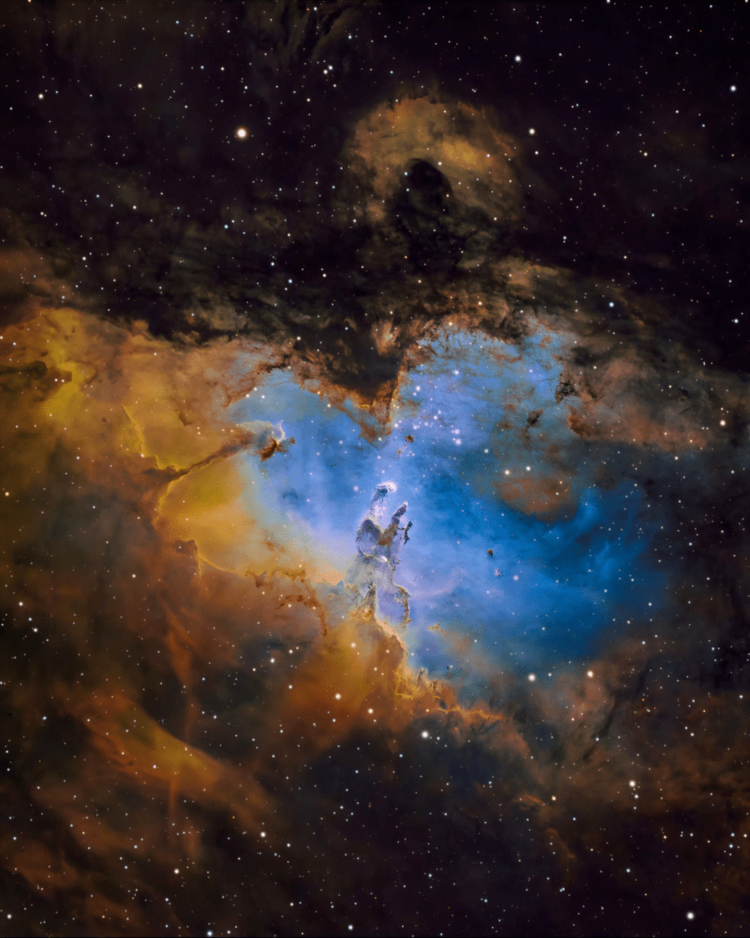 uriarte castilllo)和他的鹰状星云(m16)npae天文摄影大赛https://www