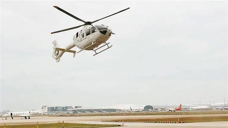 复航!跨境直升机从深圳直达香港仅15分钟_航空中心_低空_航线
