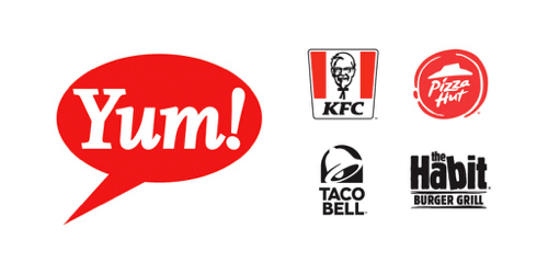 麦当劳的竞争对手百胜餐饮集团(yum brands)也是如此.