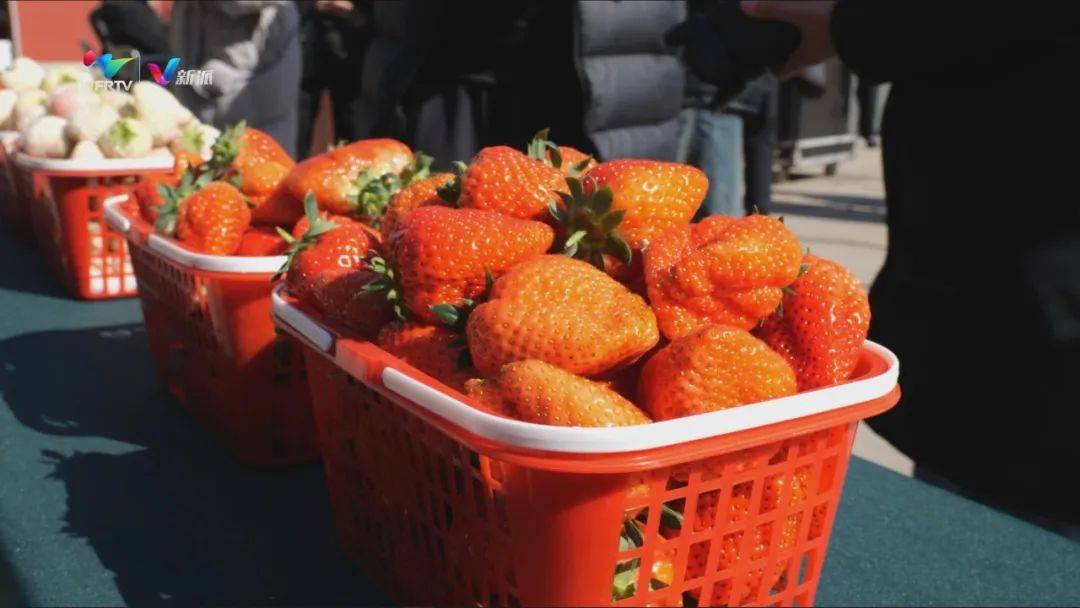 安丘石埠子草莓市场图片