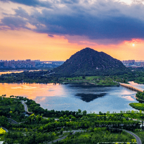 济南济西湿地公园图片