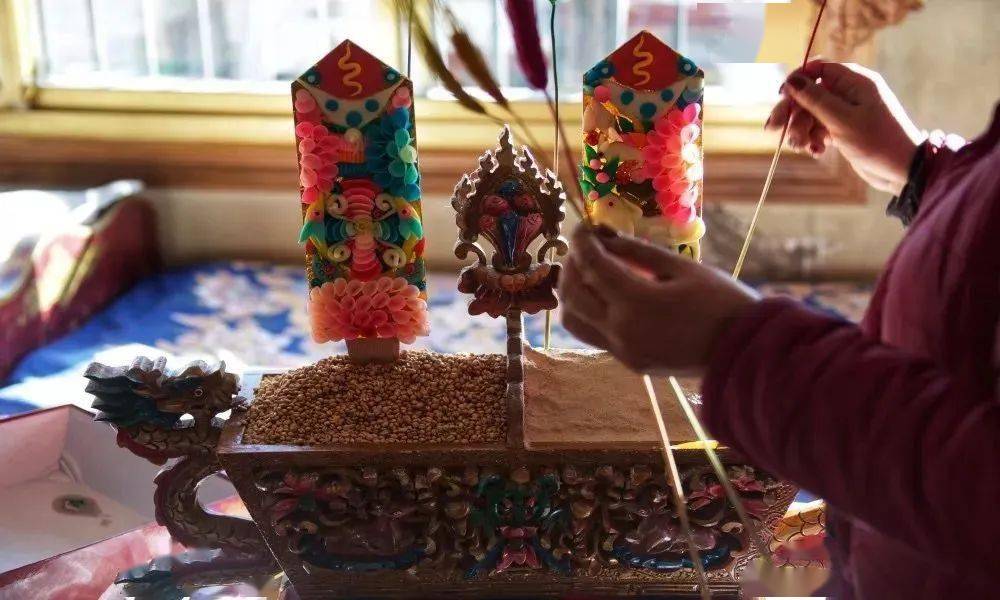 藏历新年|罗萨扎西德勒_切玛_酥油_人们