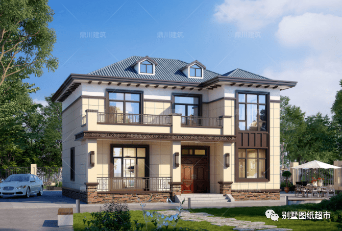 12×11米二层别墅,颜值高实用,30来万就能盖,尽享舒适生活_卧室_设计