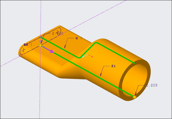creo如何通过添加周长控制创建压管线鼻子?_扫描_截面_草图