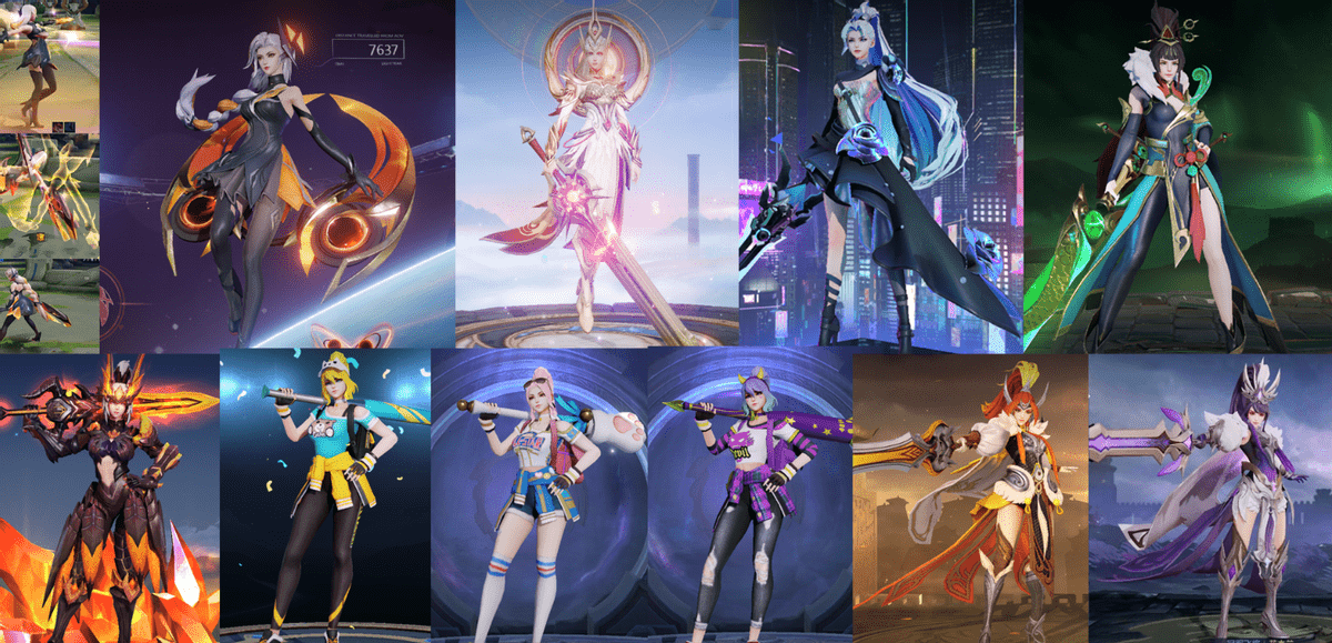 花木兰的9款皮肤对比,它最值得入手:灵敏度高,后摇小!