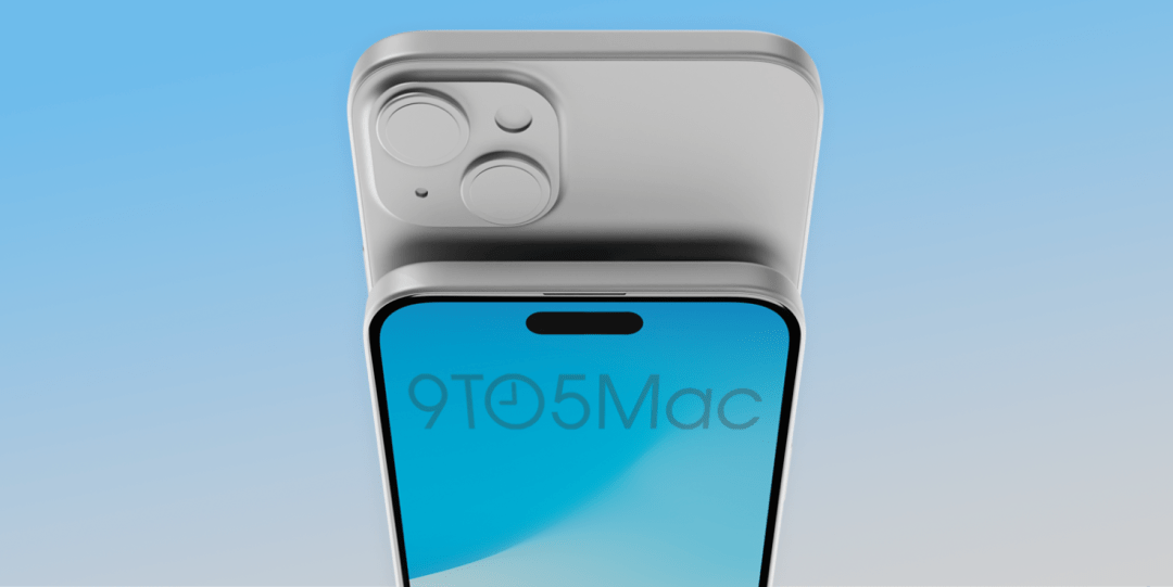 【苹果】iPhone15Plus渲染图曝光 灵动岛+C口 边框更窄_mac_to_设计