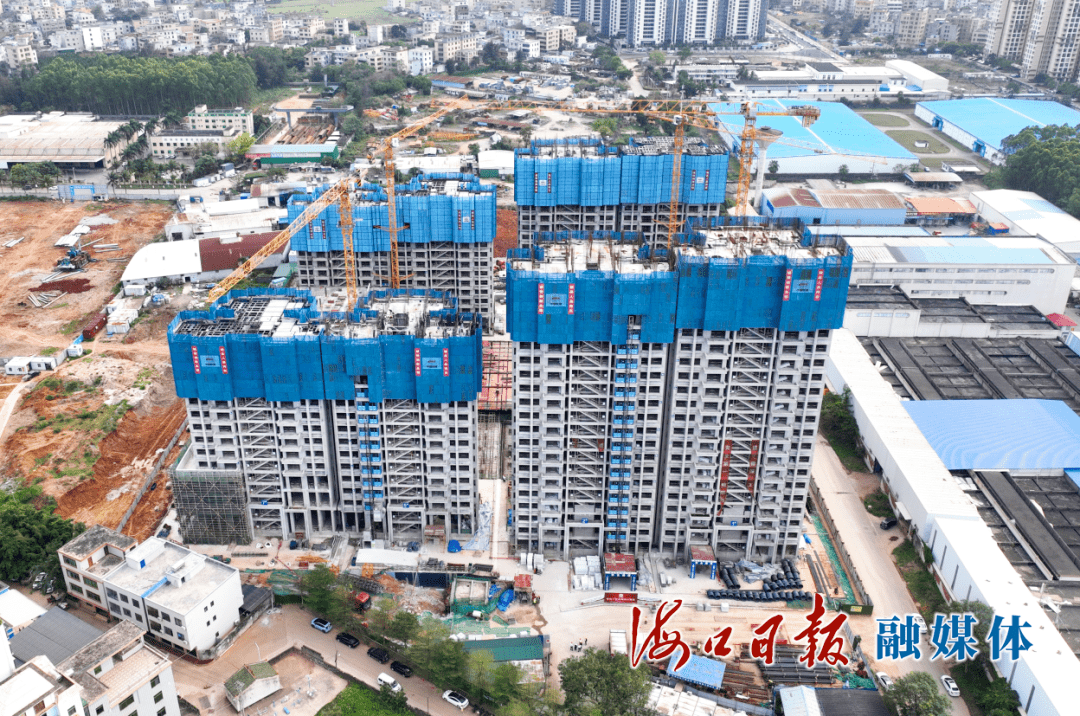单价1.2万/㎡!海口西海岸这个安居房即将封顶_施工_项目_建设