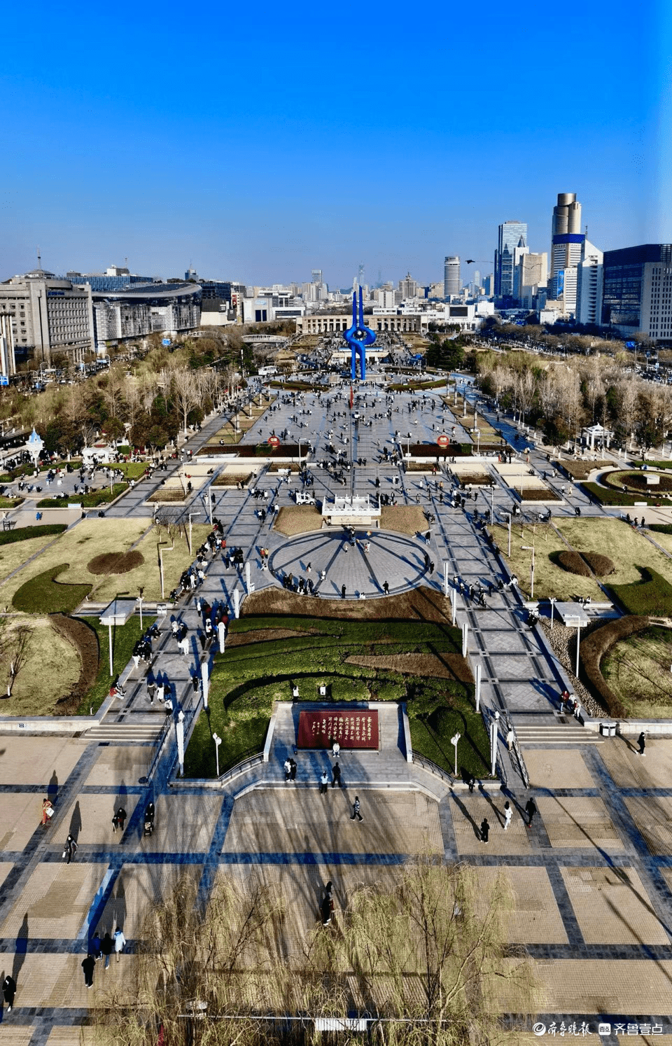 济南俯瞰图图片