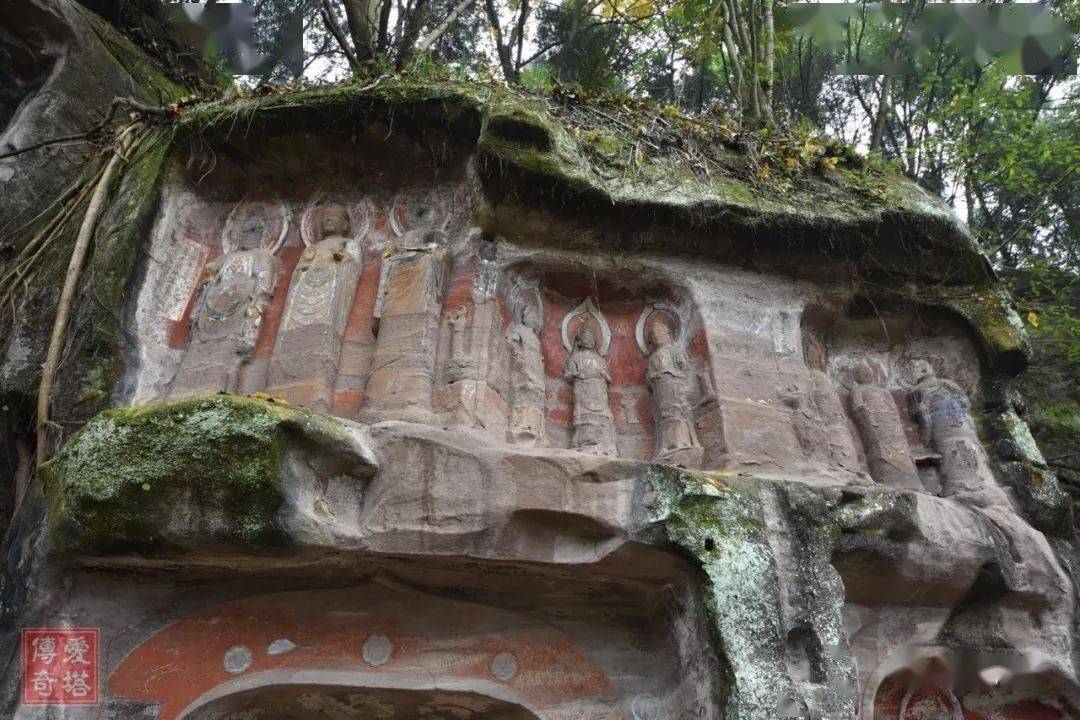 四川安岳千佛寨石刻造像_唐代_专栏_画面