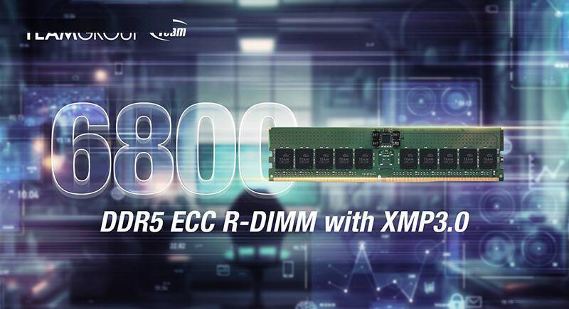 十铨为英特尔至强 W2400/3400 推出 DDR5 ECC R-DIMM 内存   可超频至 6800MT / s