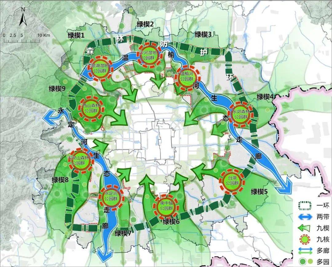 生态屏障,绿色共享——北京市第二道绿化隔离地区郊野公园环布局规划