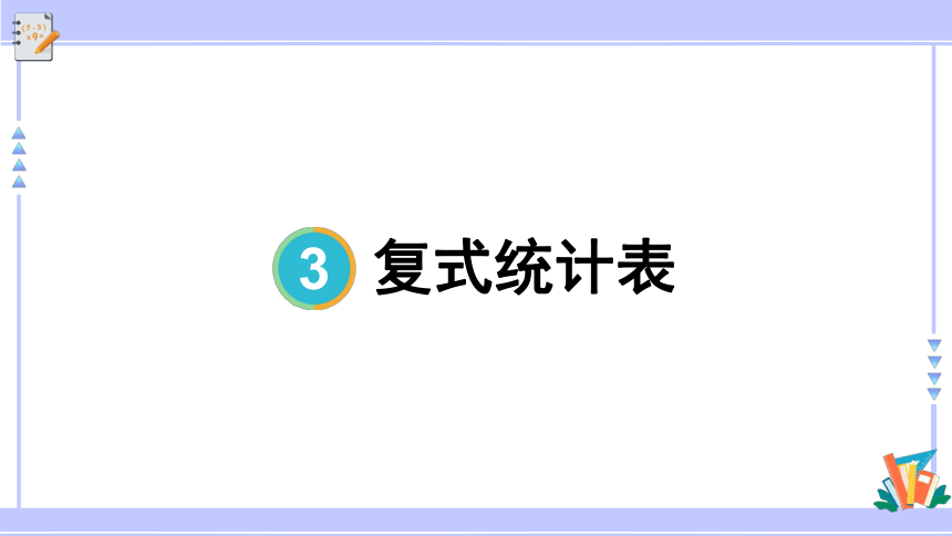 人教版（2023春）数学三年级下册 复式统计表 课件(共17