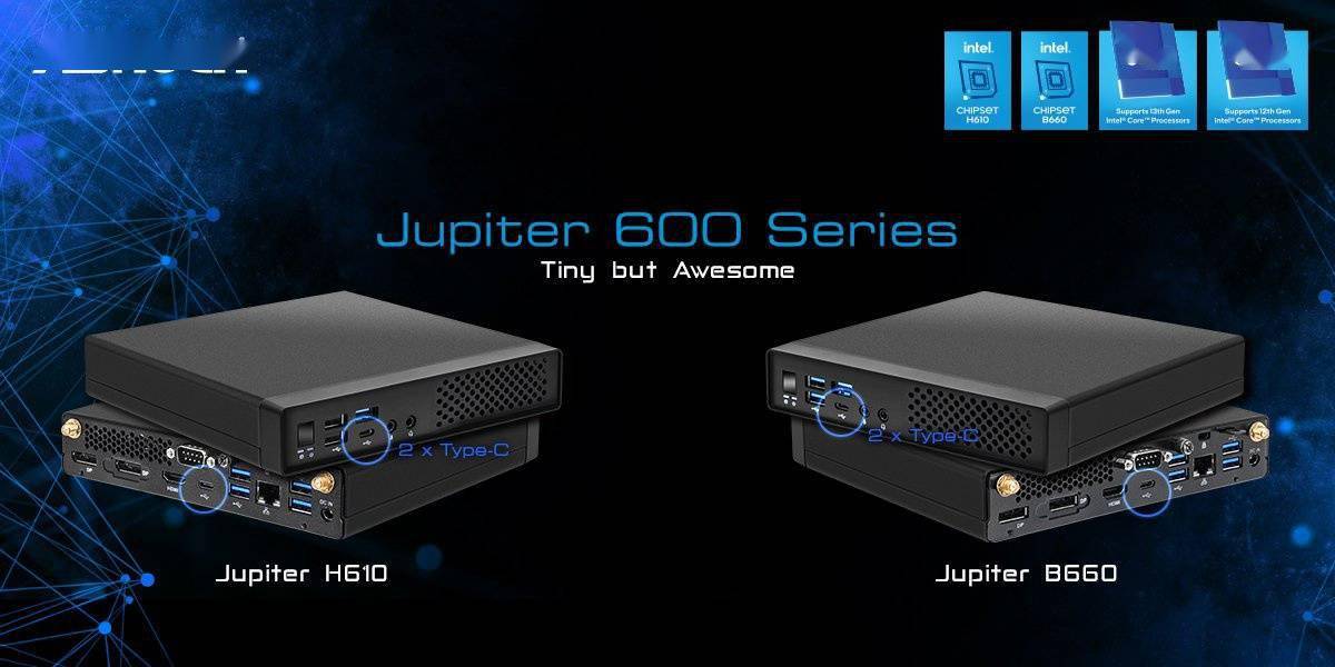 华擎发布Mini PC Jupiter 600 系列迷你主机： Jupiter H610 和 B660