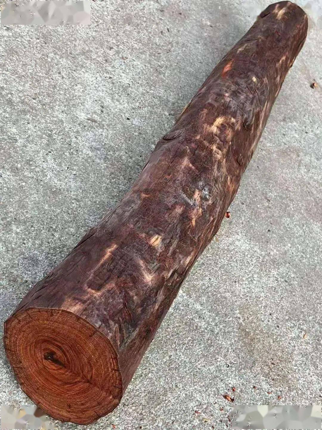 印度小叶紫檀原木,满水波纹,满金星特料,单根出售_檀香_价格公道_交易