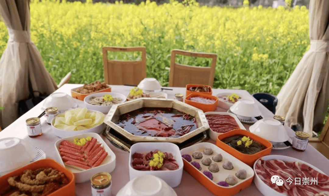 赏花,露营,美食你想要的,这里都有!_五星村_崇州_白头镇
