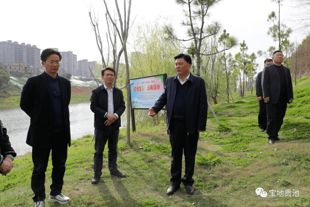 马胜利督导检查文明创建工作_贵池区_问题_街道
