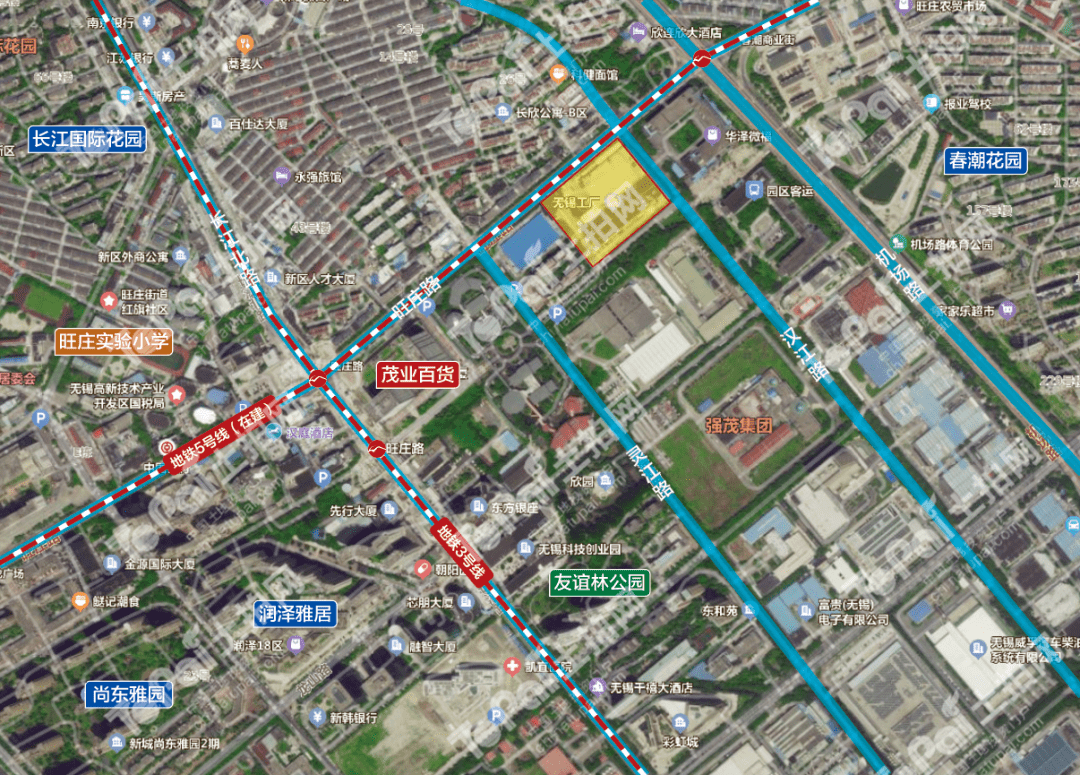 电缆厂二期地块(预公告中)地块处于旺庄街道城市更新区域,是大运河