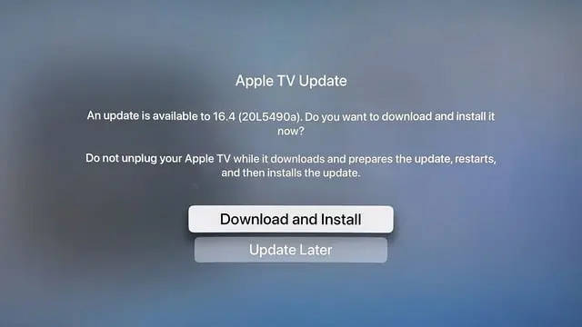苹果发布tvOS 16.4 Beta 4（20L5490a）更新：修复内部BUG 改进后台稳定性