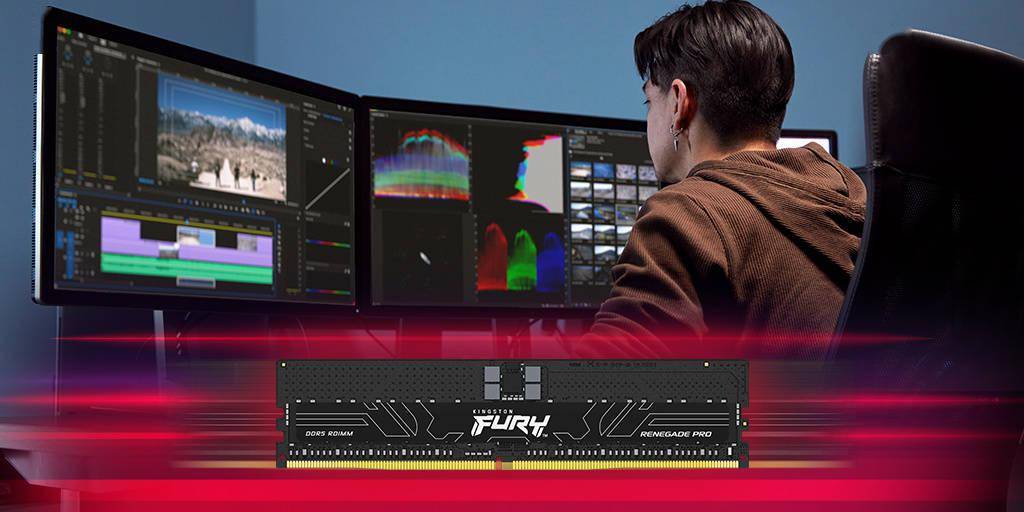 金士顿预告新款 FURY Renegade Pro DDR5 RDIMM 内存，支持超频  