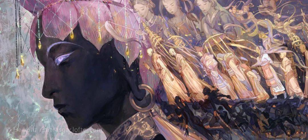 99年清华美院画师的神仙有多仙?做了个作业,一不小心成为国风大佬!-7.