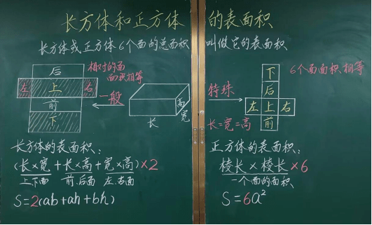 小学数学最美板书图片