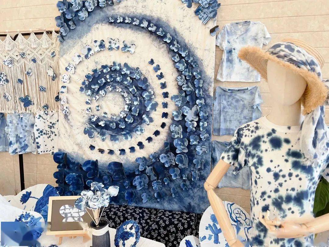 布里生花,你一定不能错过的幼儿园扎染风环创,艺术感爆棚~|环创分享