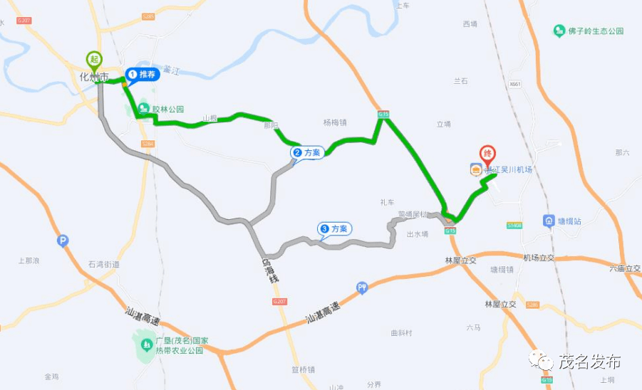 吴川支线详细线路图图片