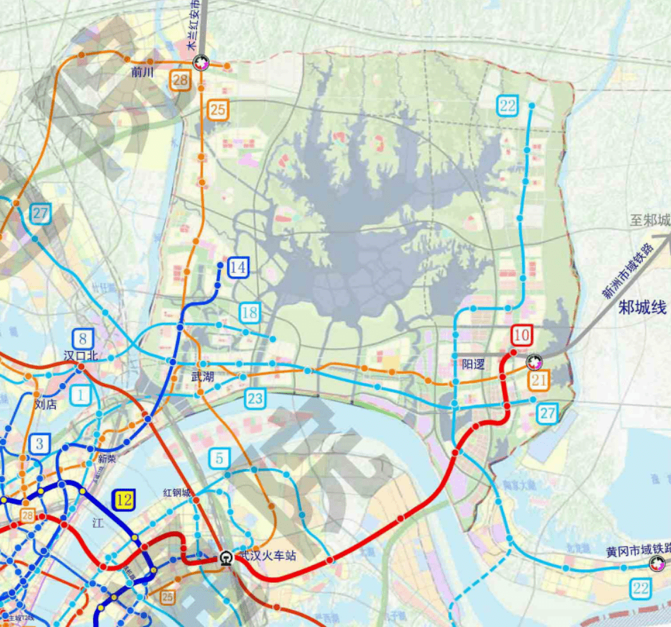 长江新区地铁规划图图片