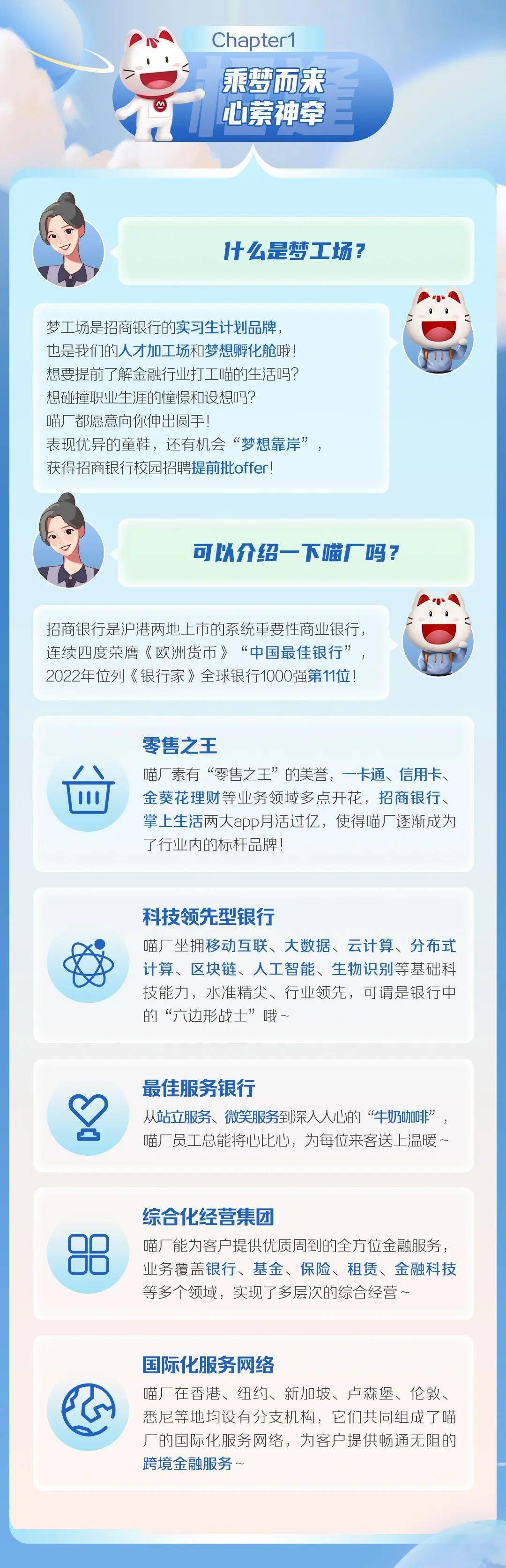 实习丨有留用机会！招商银行总行2024届暑期实习生招聘启动！_搜狐网