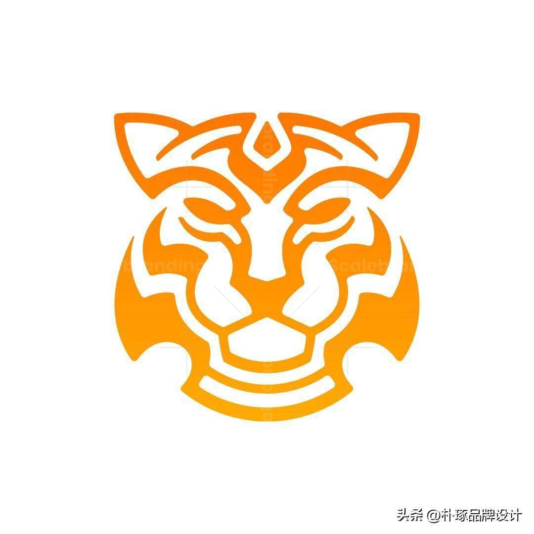 如虎添翼 46款以虎作为创意的标志logo 