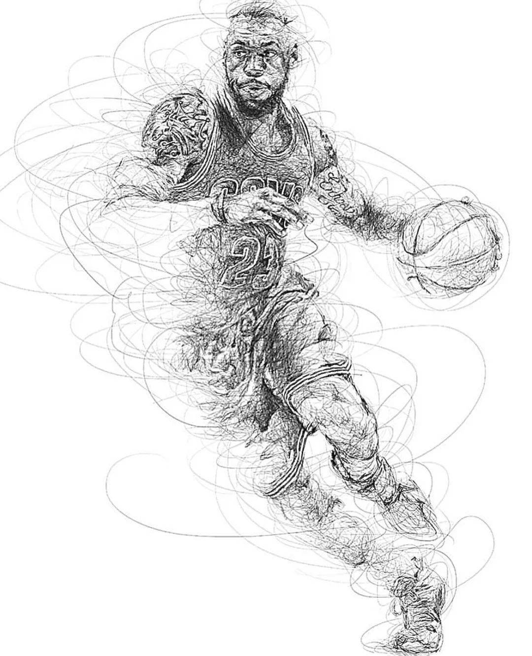 马来西亚插画家的飞线素描_在线_艺术_绘画