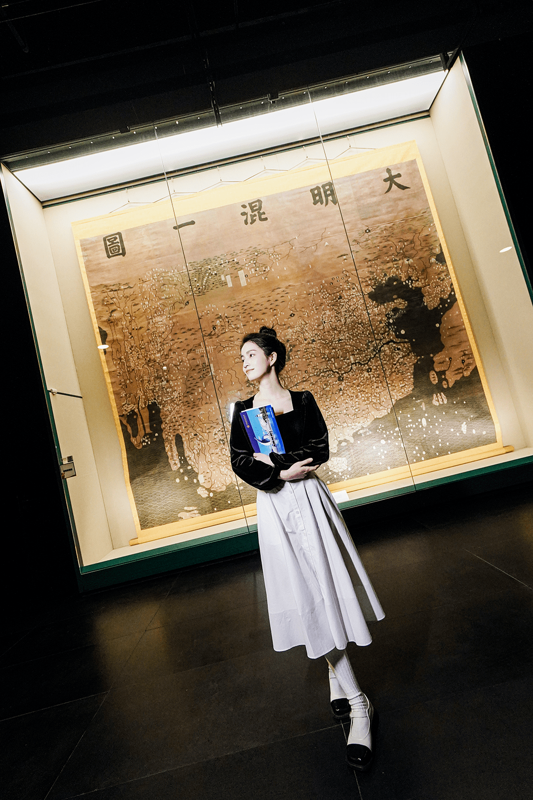 "中国人绘制的最大彩绘世界地图"大明混一图泱泱大国数千年,航海发展