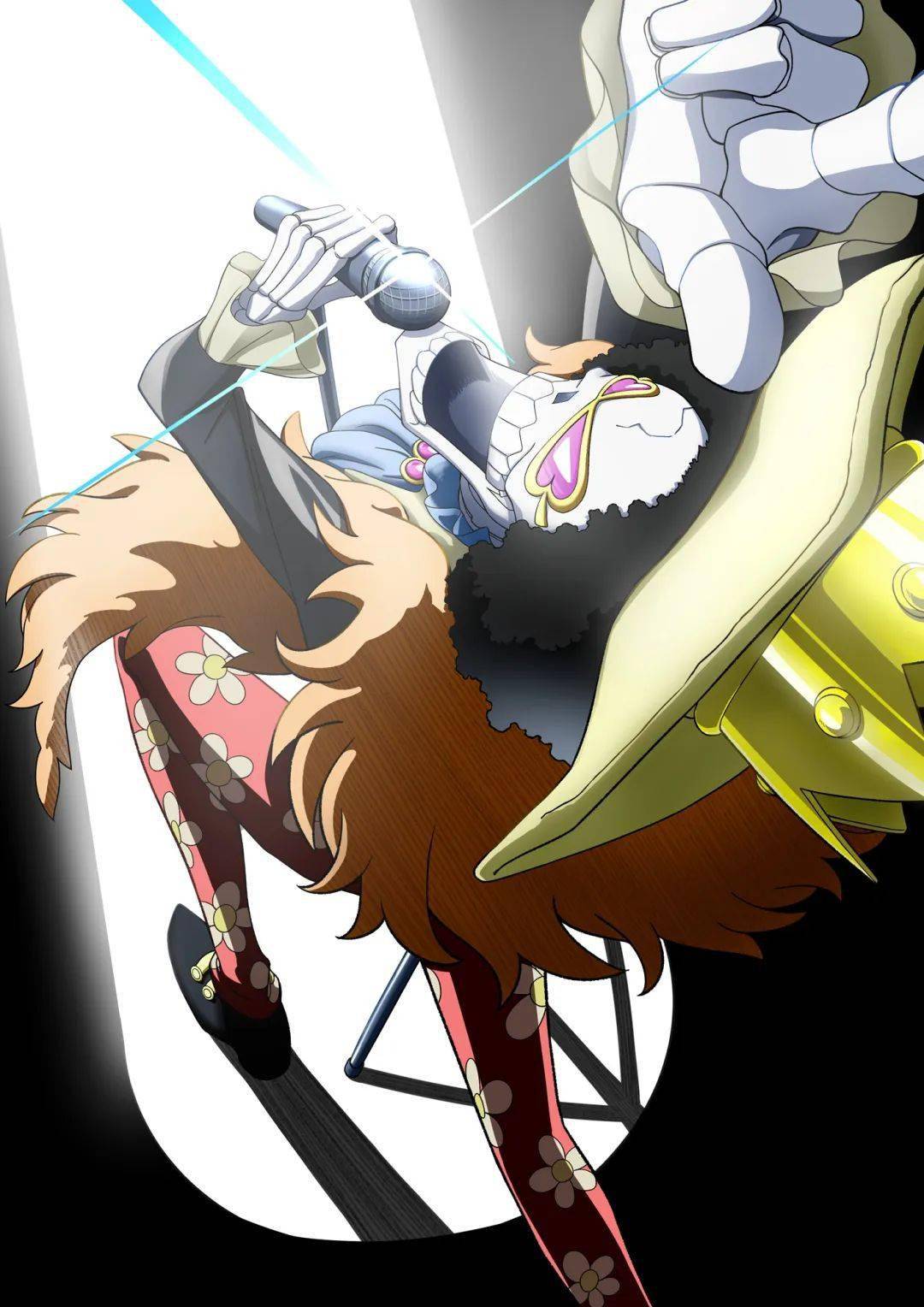 4月3日是草帽一伙音乐家布鲁克的生日,官方贺图来了!