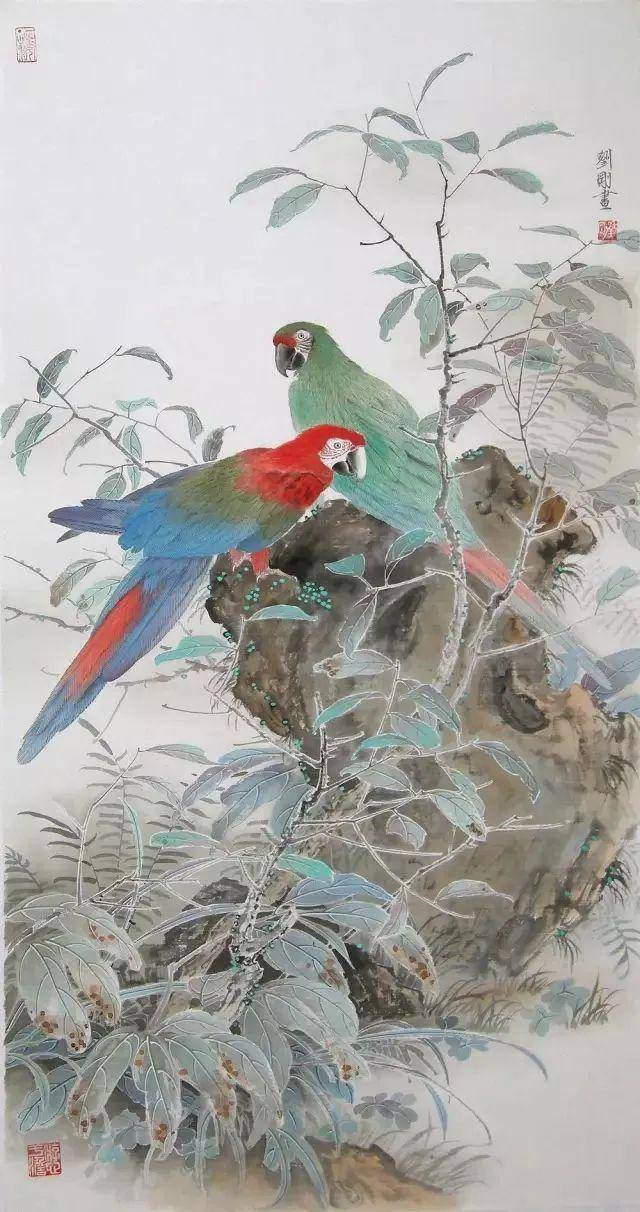 一股清静雅逸之气——刘刚全景花鸟画_四川省_作品_徐熙