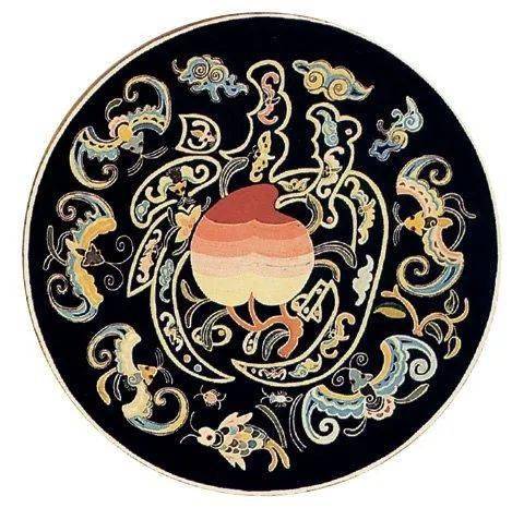 素材 | 中国传统刺绣纹样-团纹