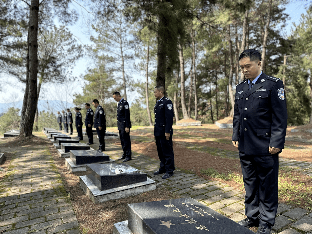 白云监狱二监区,医院党支部开展清明祭扫活动_杨斌_哀思_烈士陵园