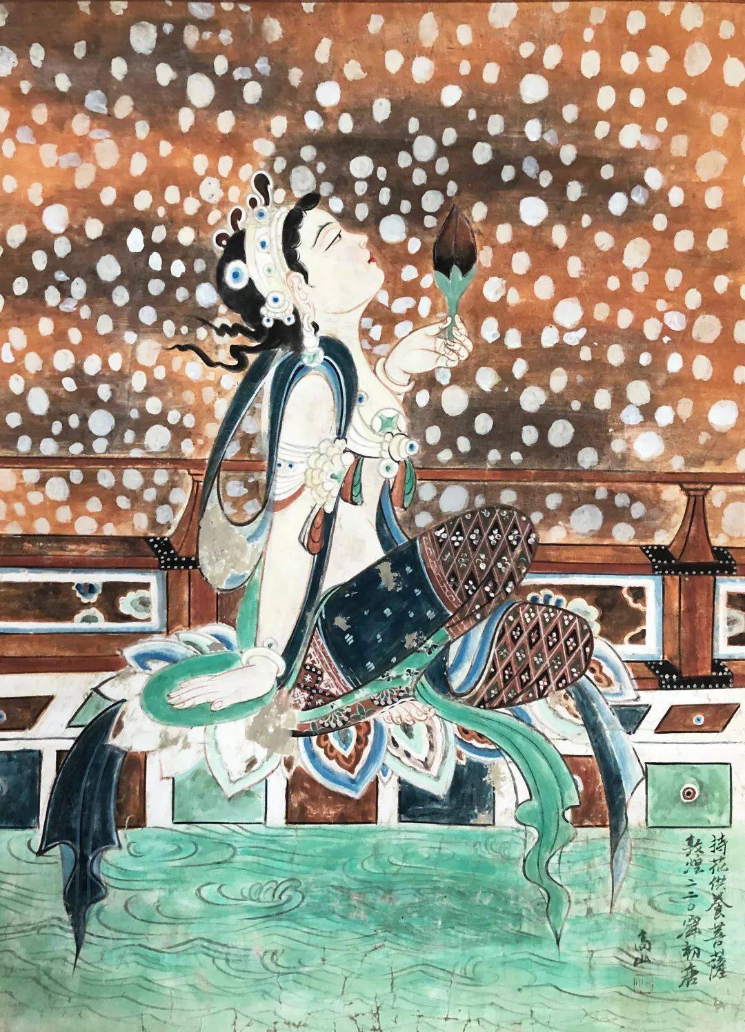 61幅高山笔下的敦煌石窟壁画_尺寸_年份_艺术